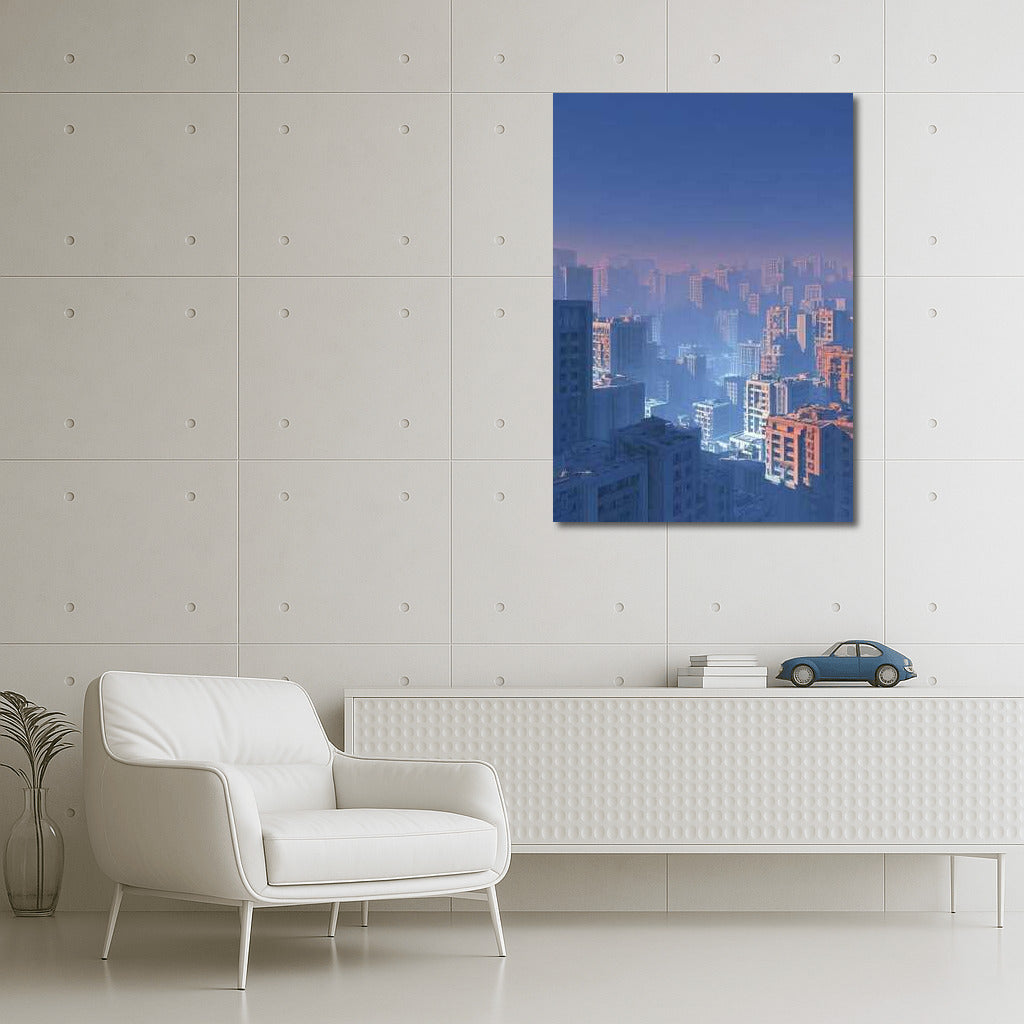 Harmony of Light and Shadow: Architectural Symphony of Urban Heights