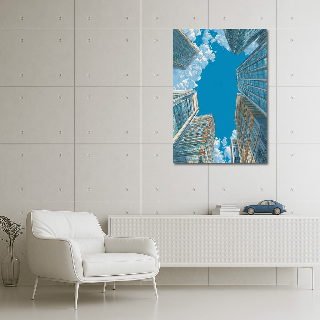 Symphony of Urban Dream: Contemporary Architecture of Glass and Concrete