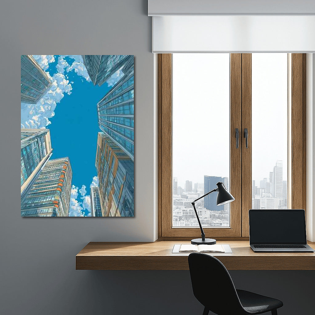 Symphony of Urban Dream: Contemporary Architecture of Glass and Concrete