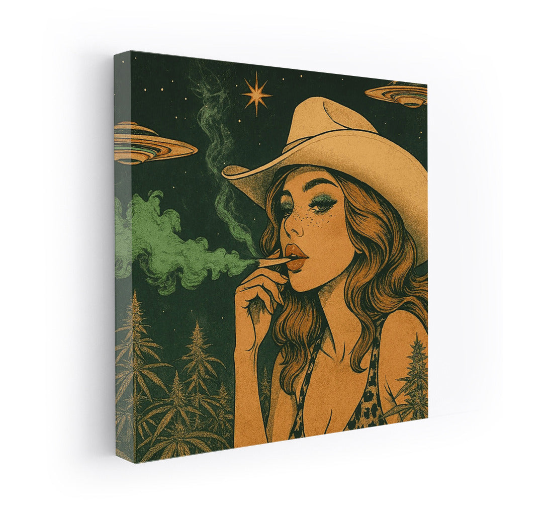Cowgirl and the Space Cannabis: Retro Journey