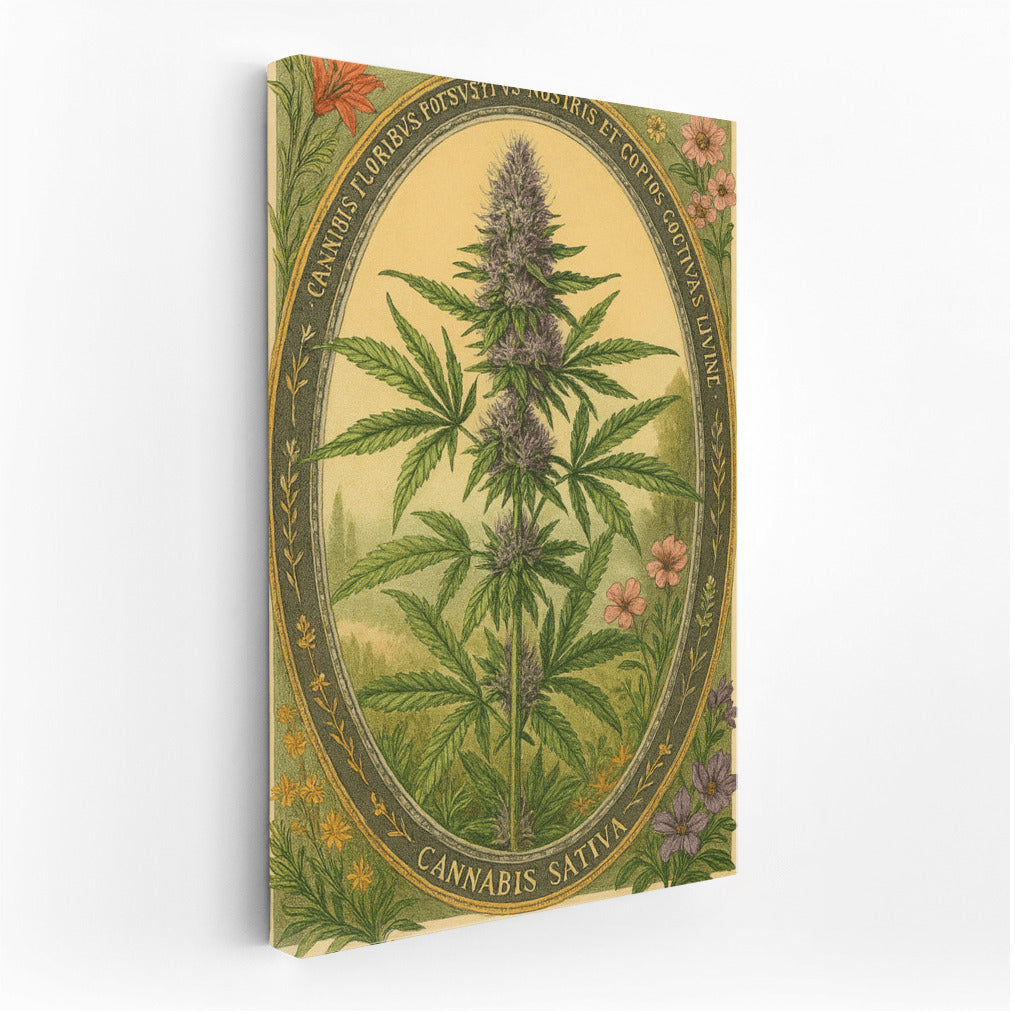 Elegant Oval: Cannabis Sativa for Nature and Style Lovers