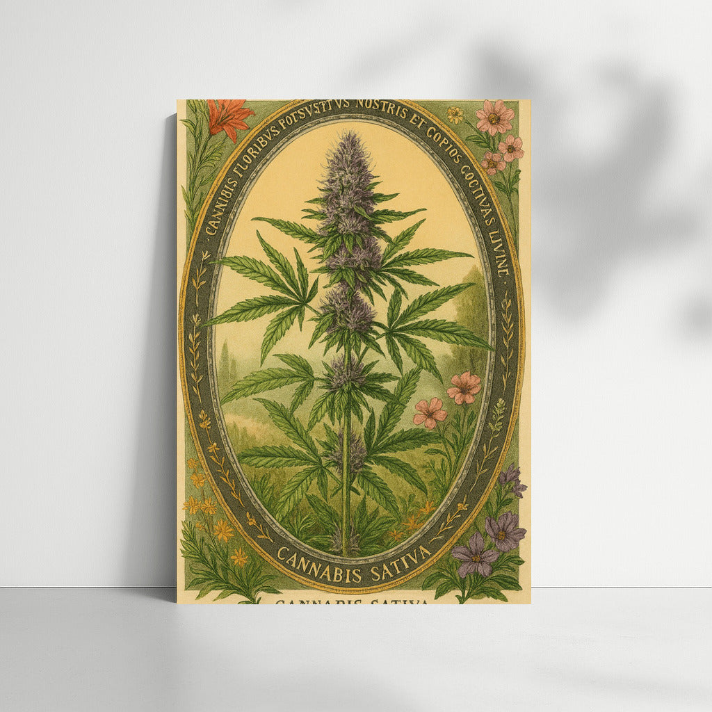 Elegant Oval: Cannabis Sativa for Nature and Style Lovers