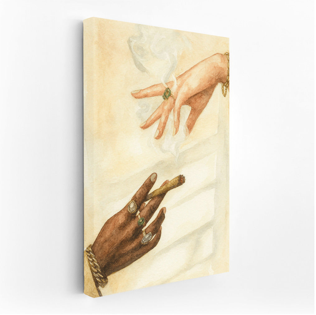 Dance of the Smoky Clouds: Graceful Hands and Cannabis
