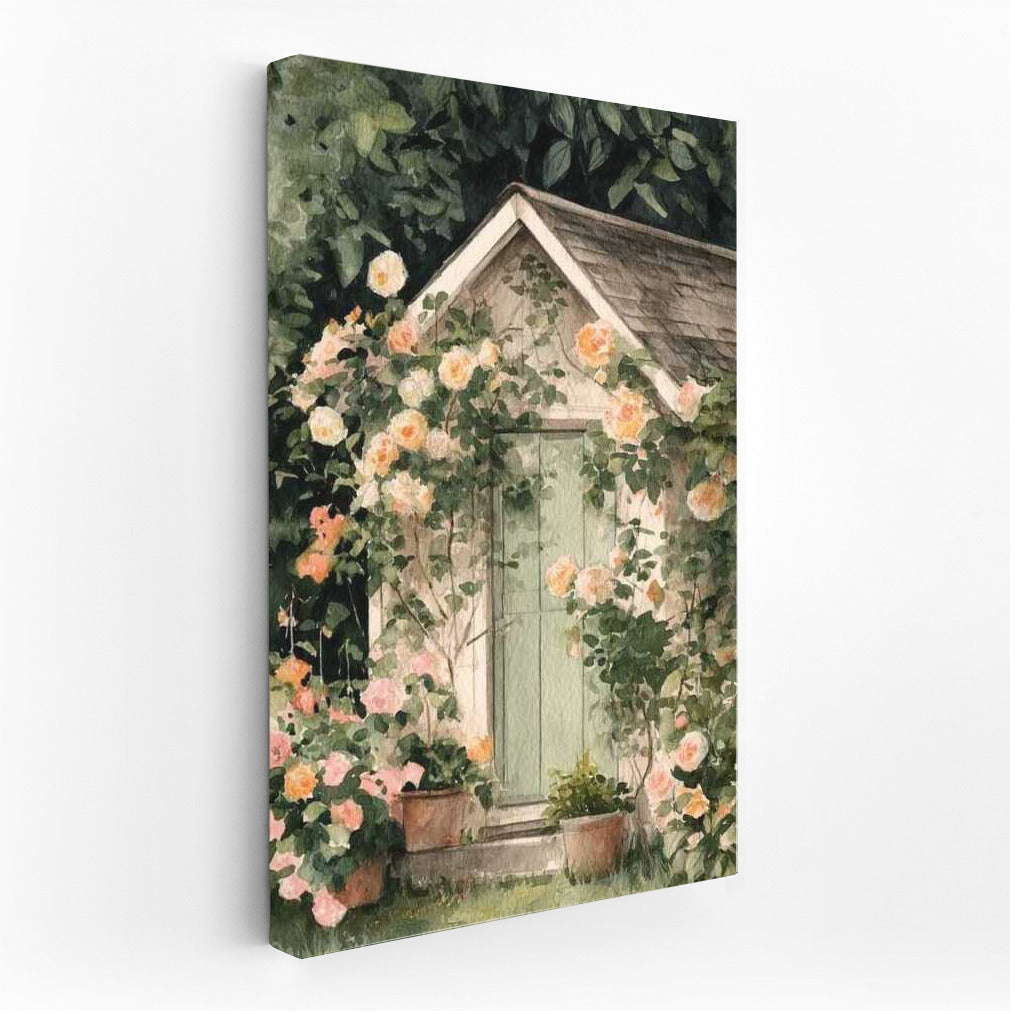 Cozy Cottage in Roses: Cottagecore Charm