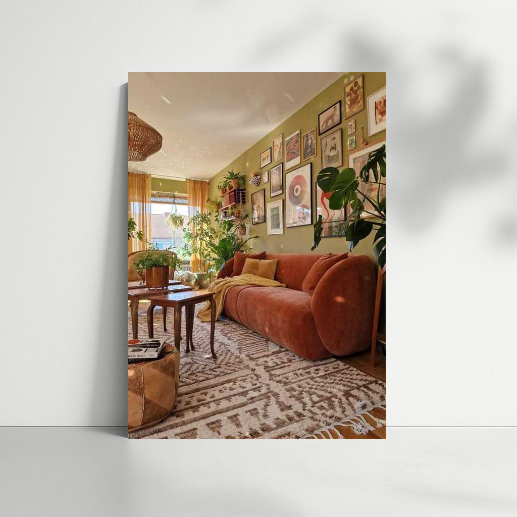 Cozy Light and Greenery: Atmosphere of Peace