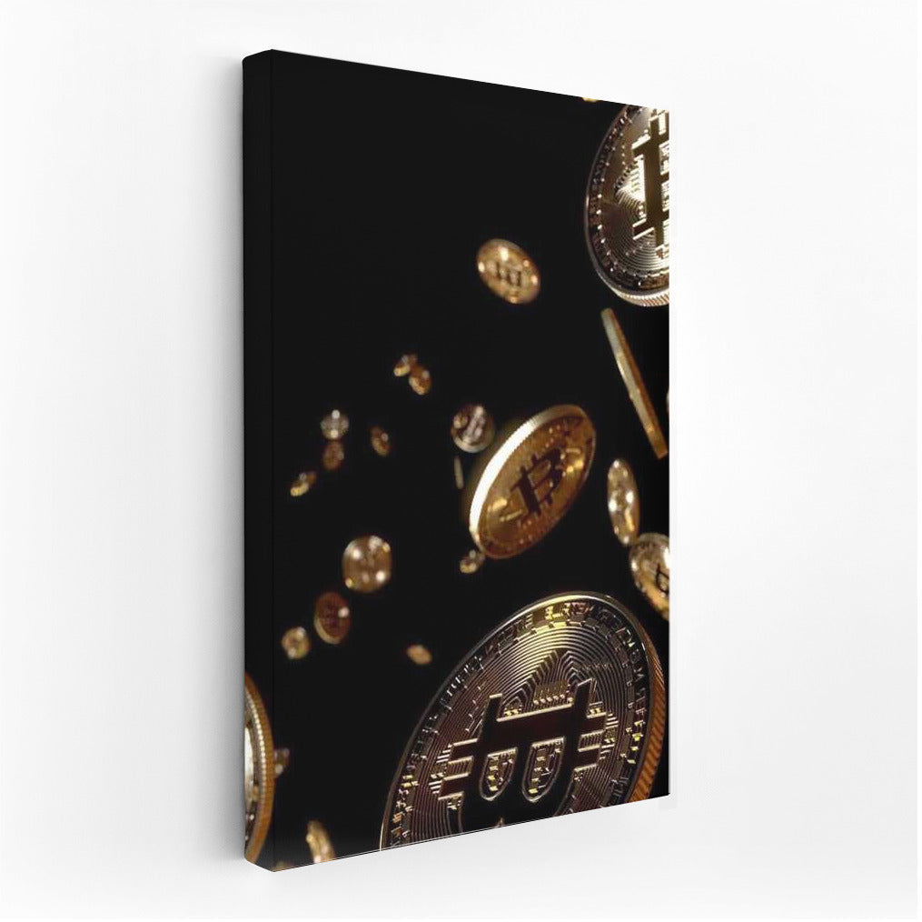 Floating Gold Coins: The Future of Cryptocurrency
