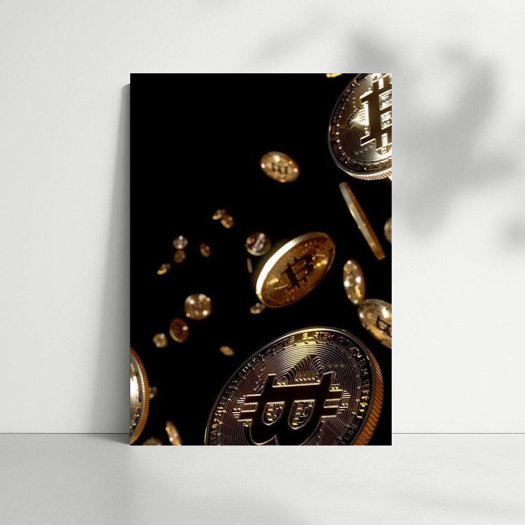 Floating Gold Coins: The Future of Cryptocurrency