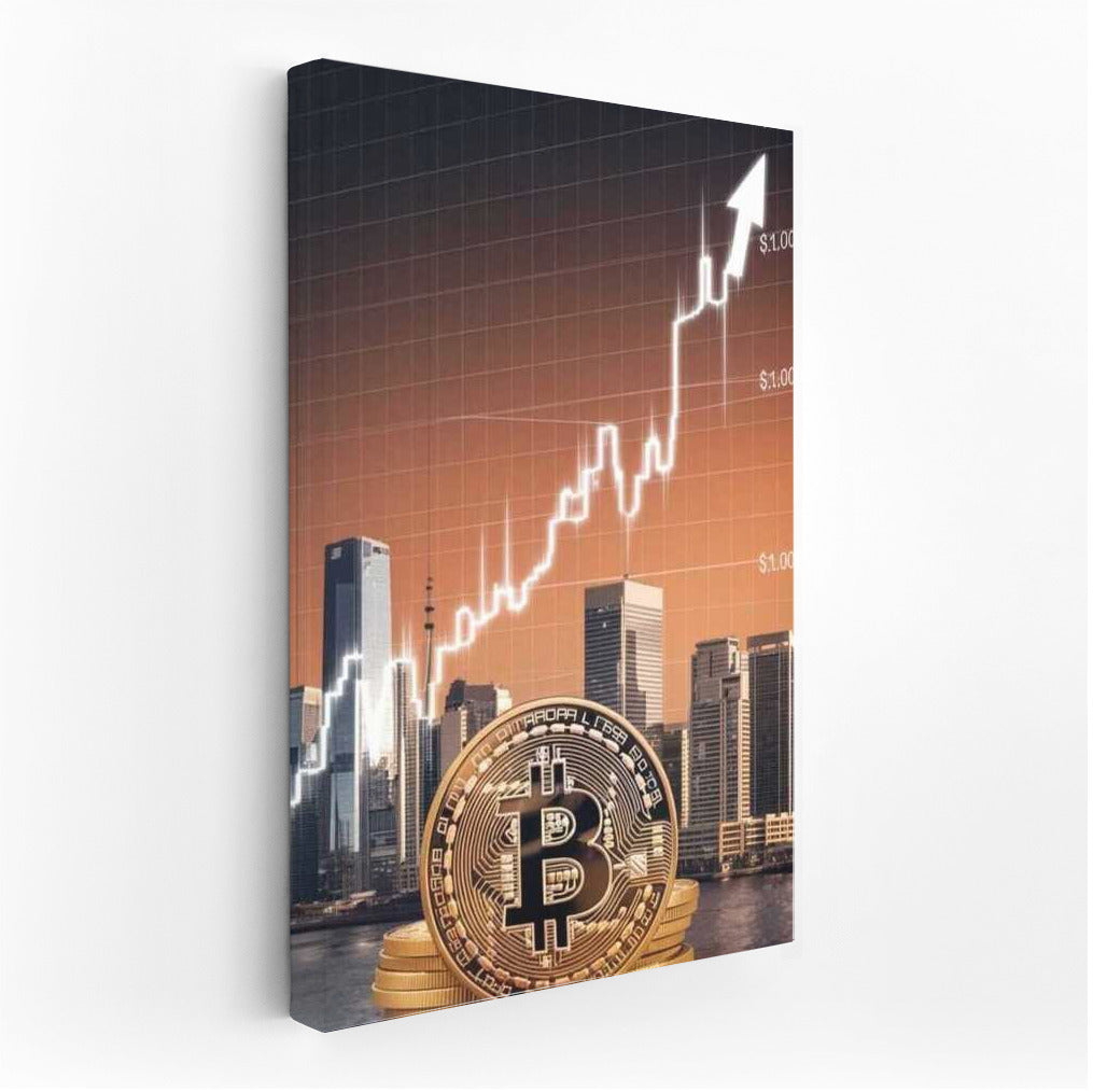 Cryptocurrency Rise: Dynamics and City Skyscrapers