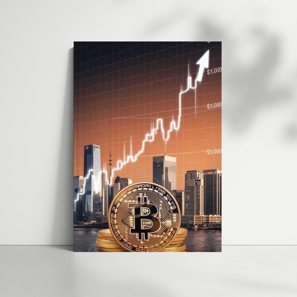 Cryptocurrency Rise: Dynamics and City Skyscrapers