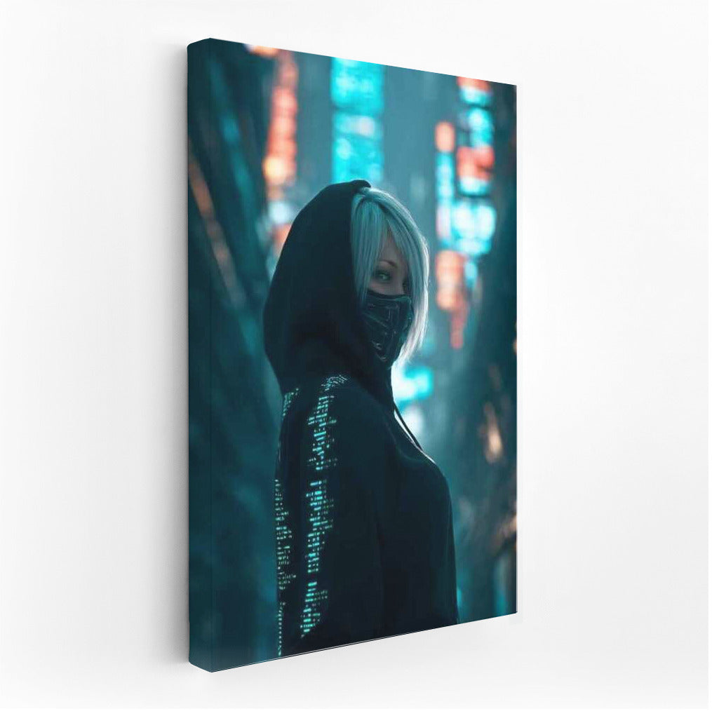 Secret Guardian of the Neon Metropolis: Cyberpunk Mask