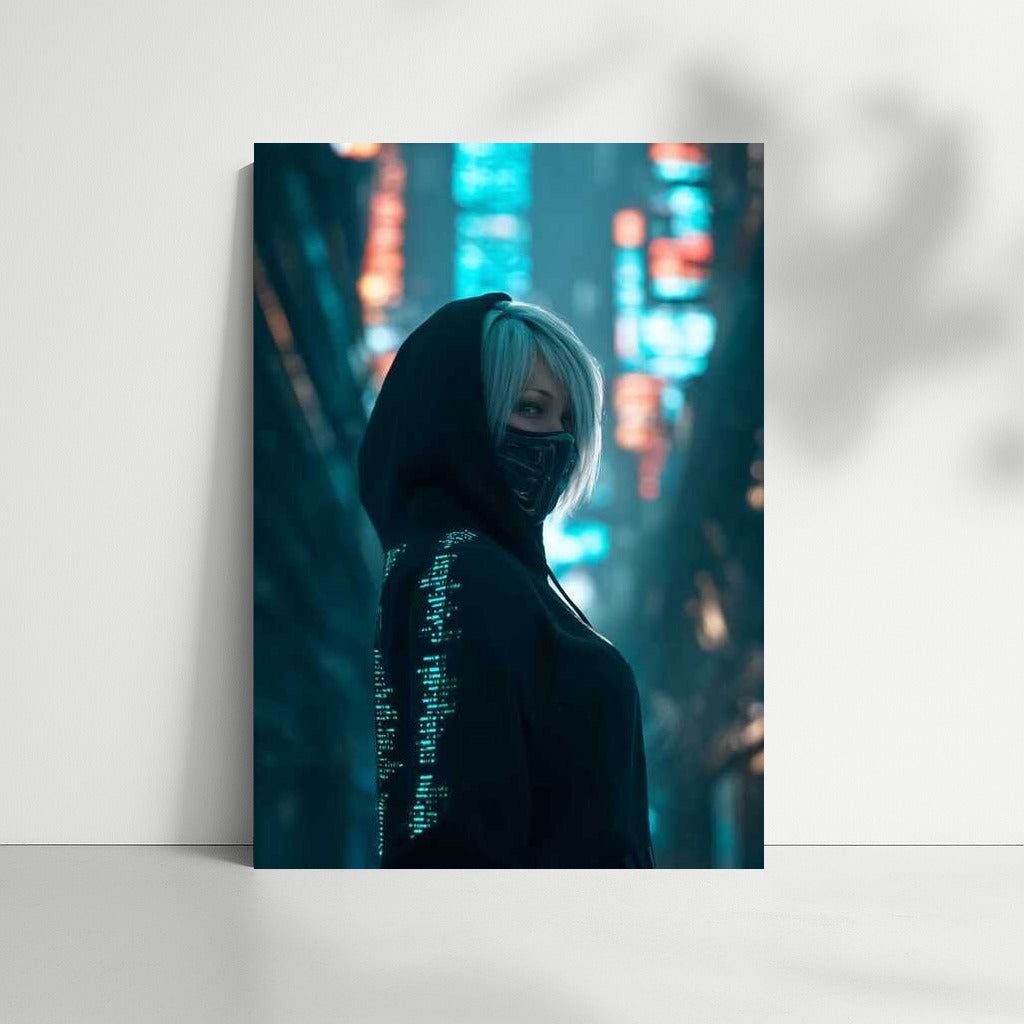 Secret Guardian of the Neon Metropolis: Cyberpunk Mask