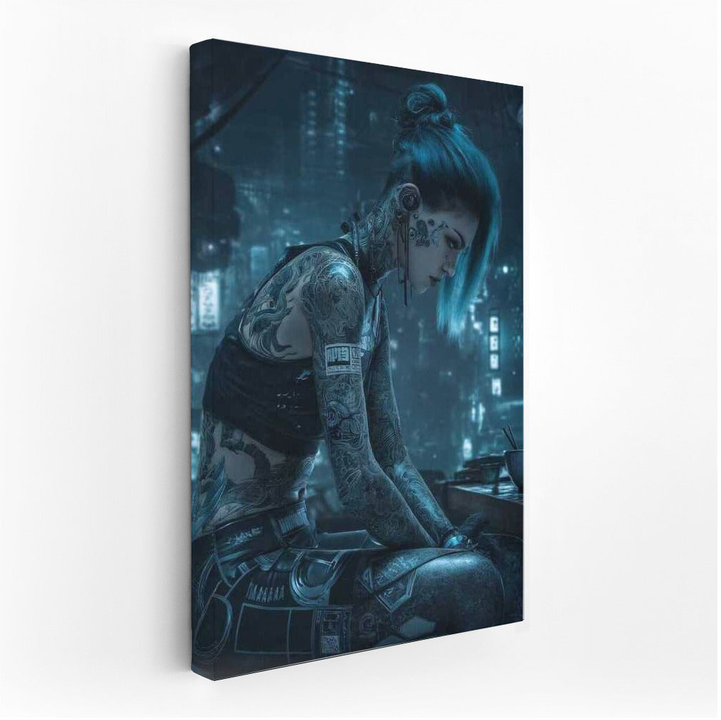 Neon City of Implants: Dive into the World of Cyberpunk