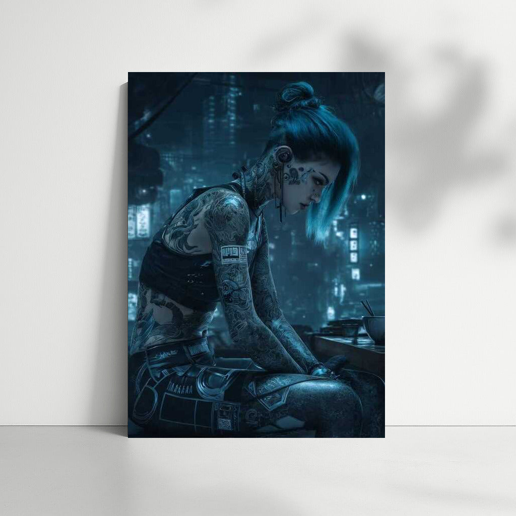 Neon City of Implants: Dive into the World of Cyberpunk