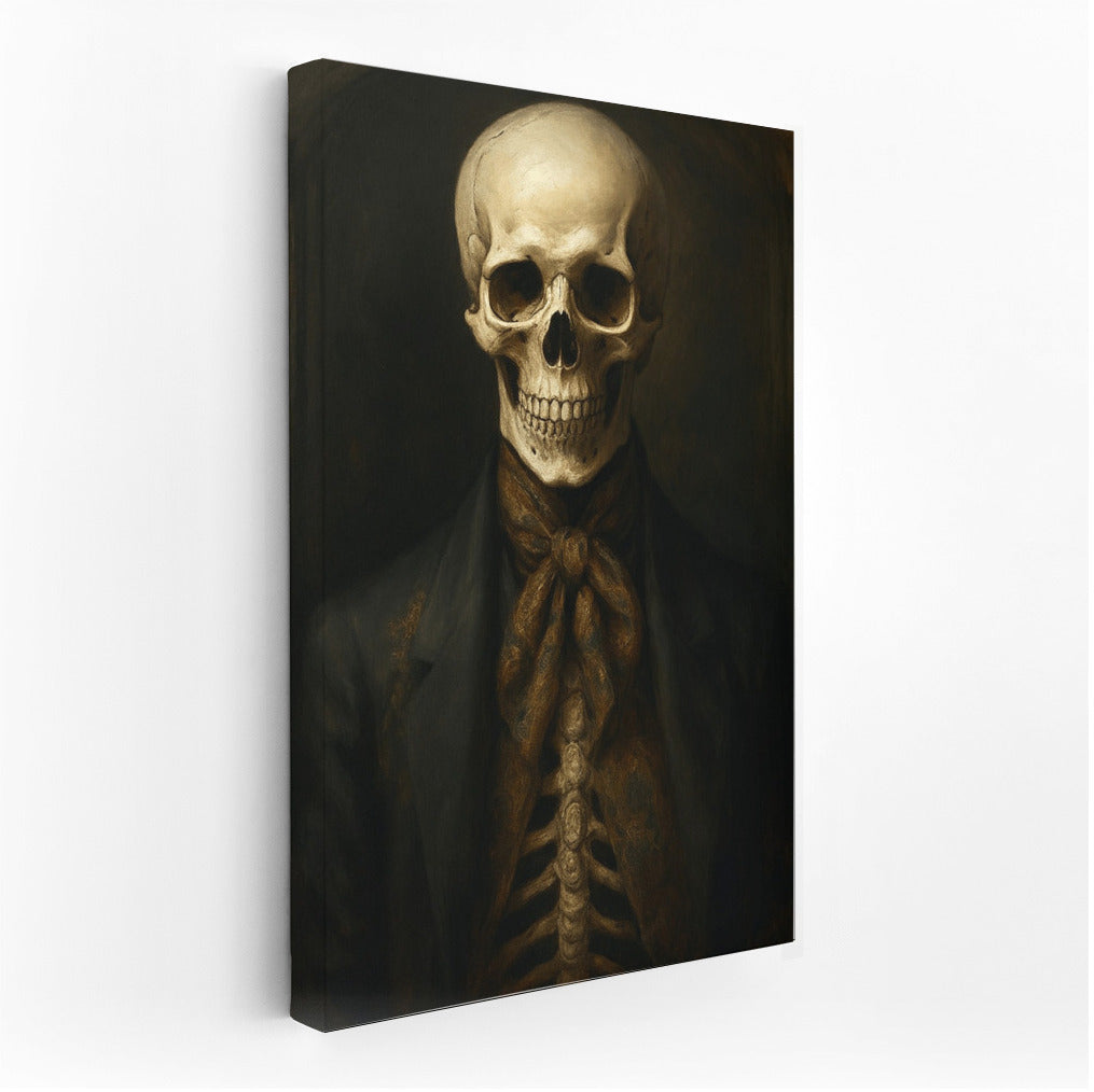 Skeleton in Ancient Costume: Dark Academia Aesthetics