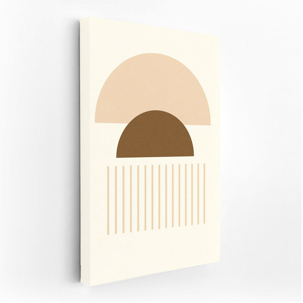 Harmony of Semicircles: Elegant Geometric Design for Interior