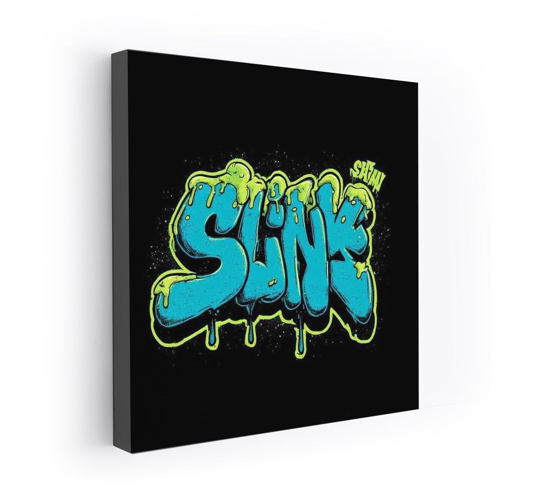 Vibrant Graffiti Explosion: Bold Fonts and Dynamic Colors