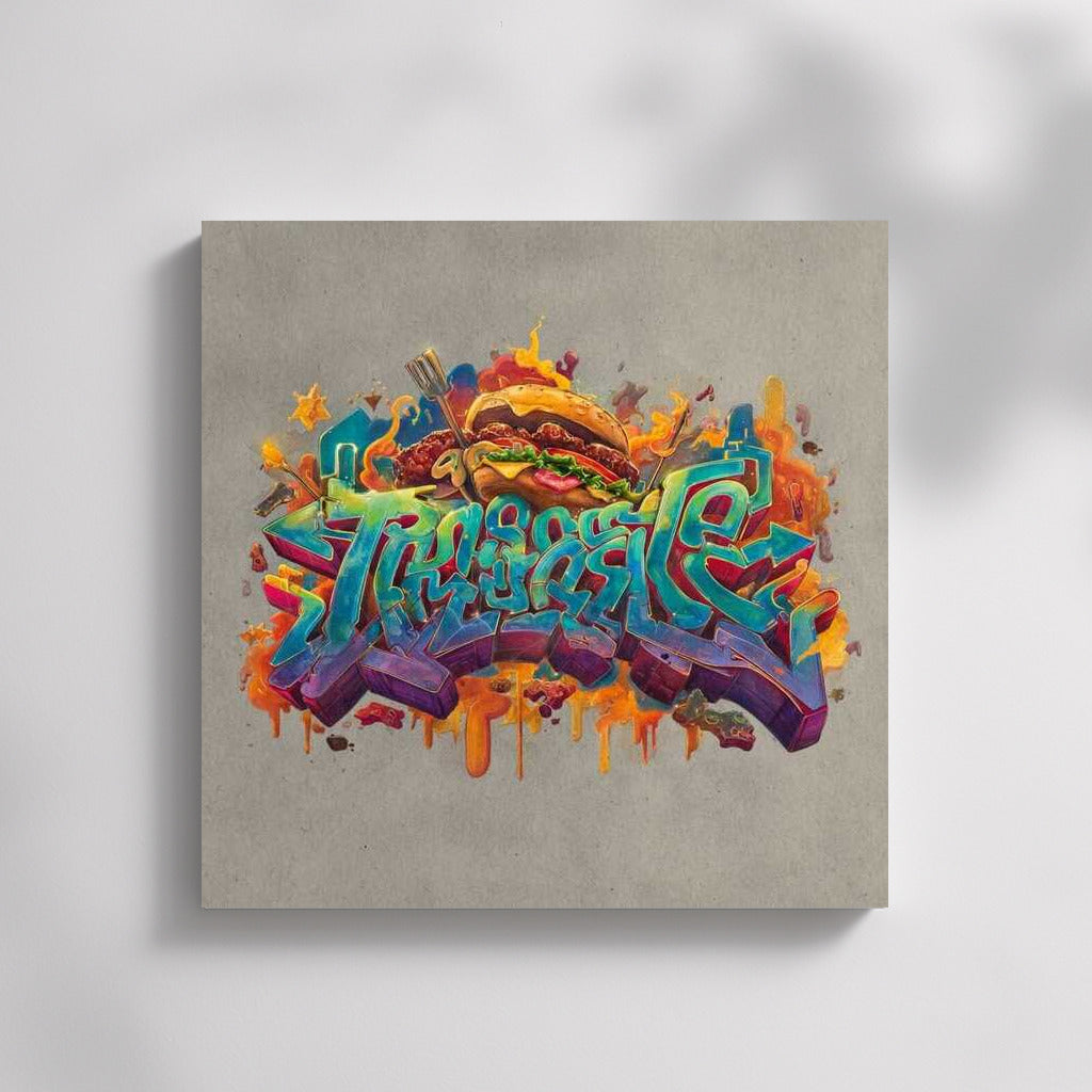 Graffiti Burger: Explosion of Colors and Street Energy