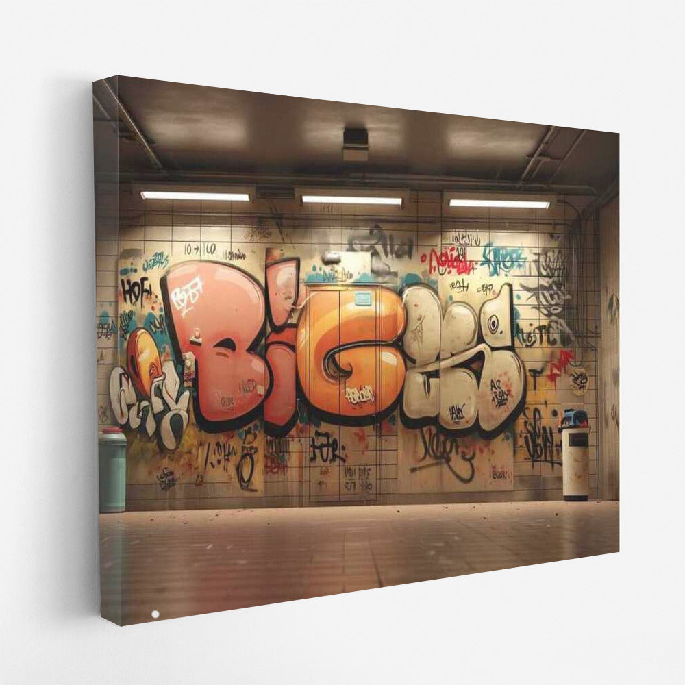 Vibrant Explosion of Street Graffiti: Boldness and Freedom