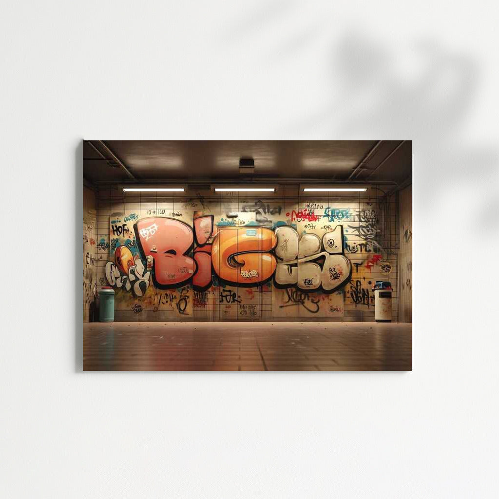 Vibrant Explosion of Street Graffiti: Boldness and Freedom
