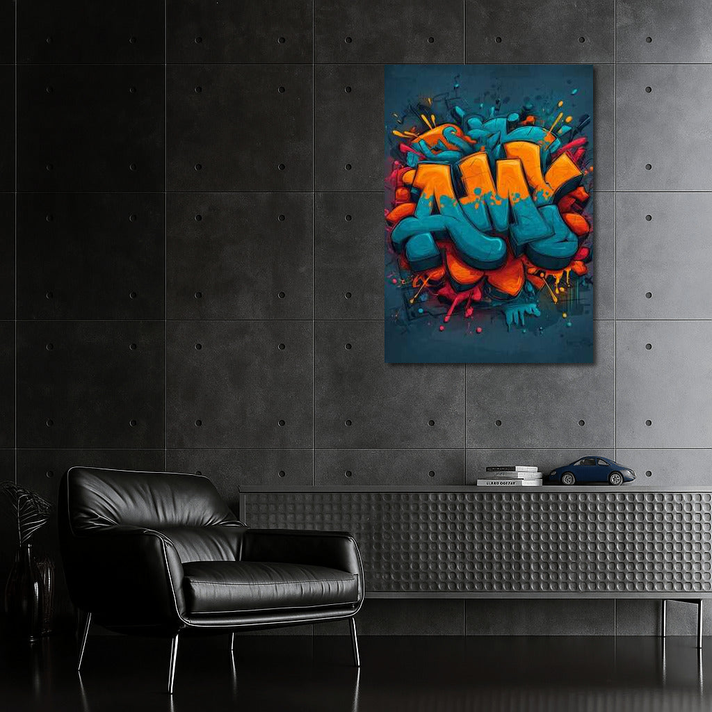 Explosion of Colors: Graffiti Dynamics