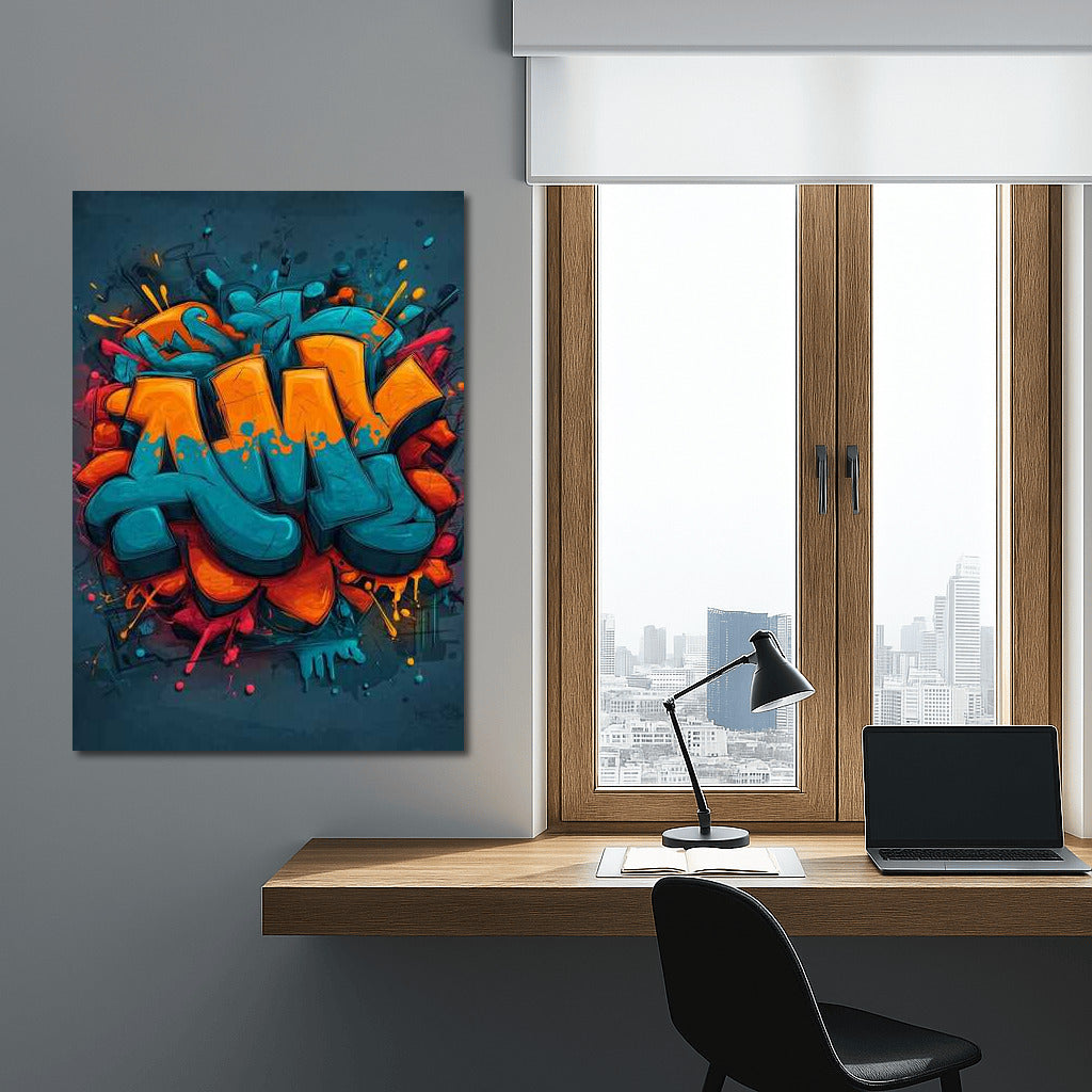 Explosion of Colors: Graffiti Dynamics