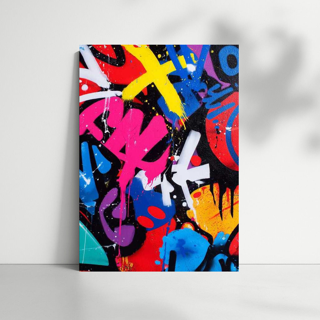 Graffiti Color Explosion: Dynamics and Energy
