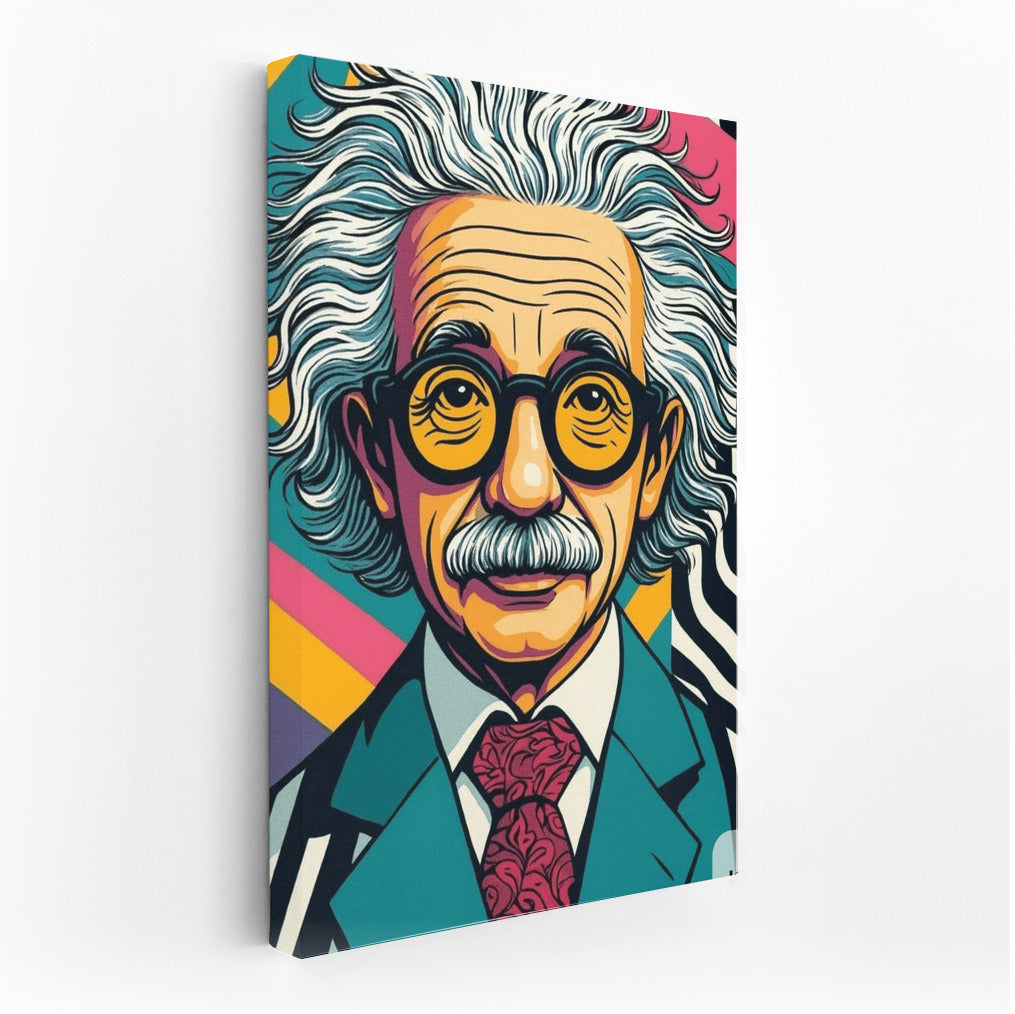 Pop Art Paradox: The Genius of Science in the Vortex of Humor