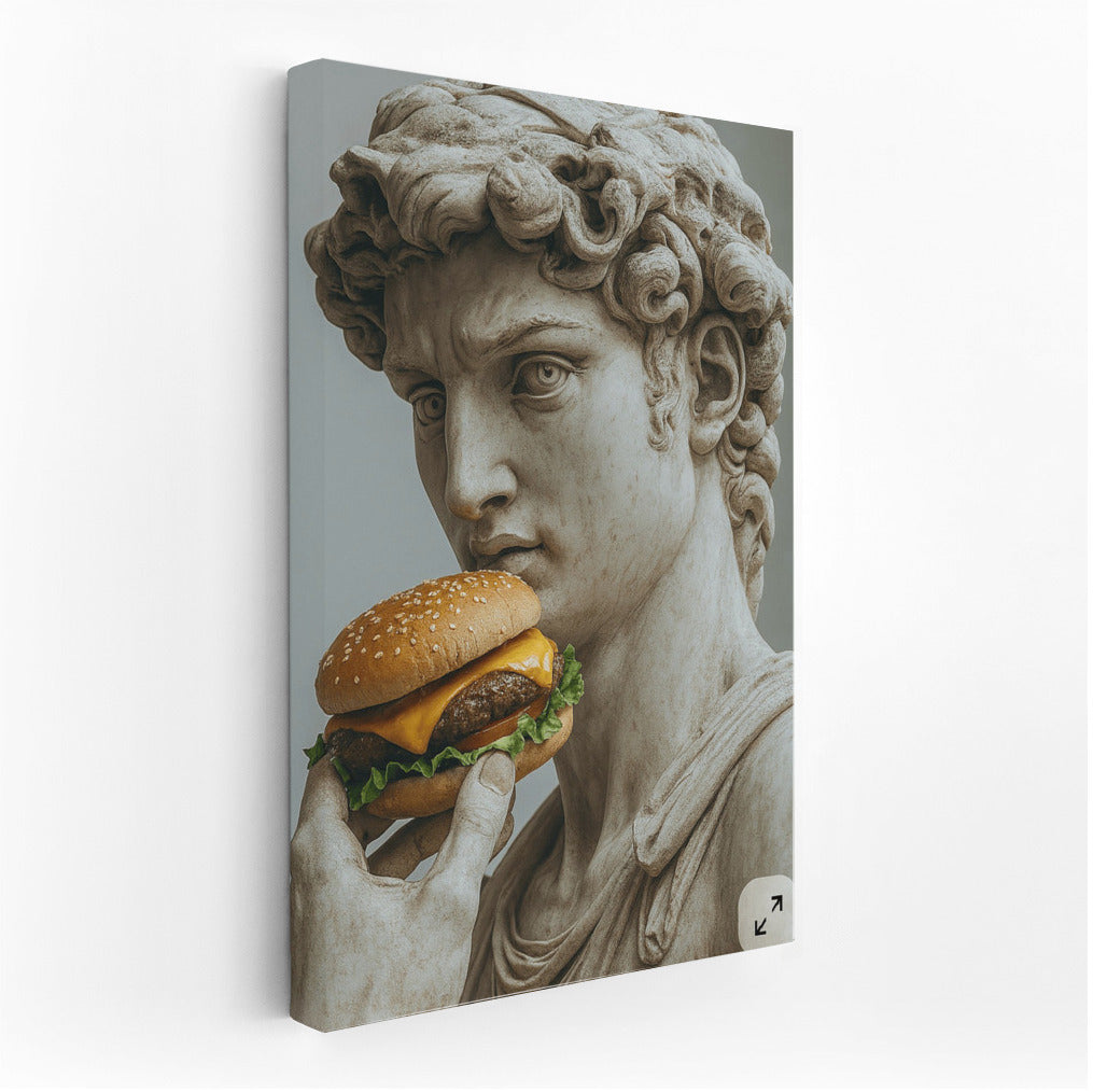 Ironic Burger: Taste of Humor on the Wall