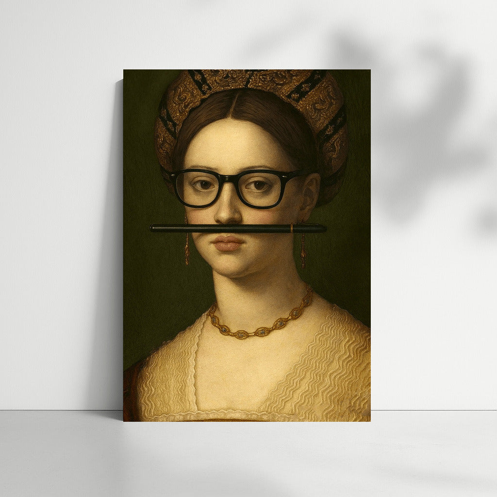 Lady with a Smile and a Pencil Mustache: Humor in the Classics