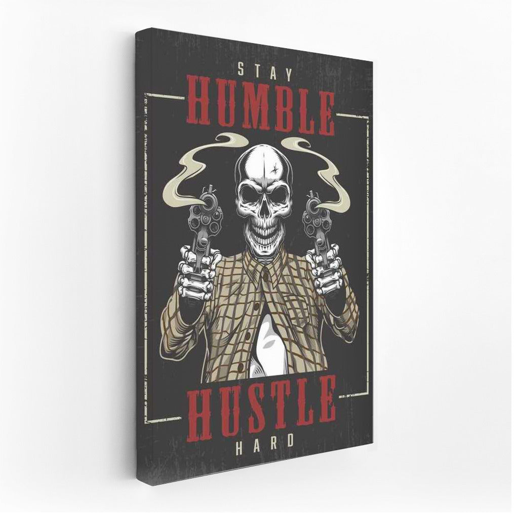 Skull and Revolvers: Symbol of Humility and Perseverance for Man Cave