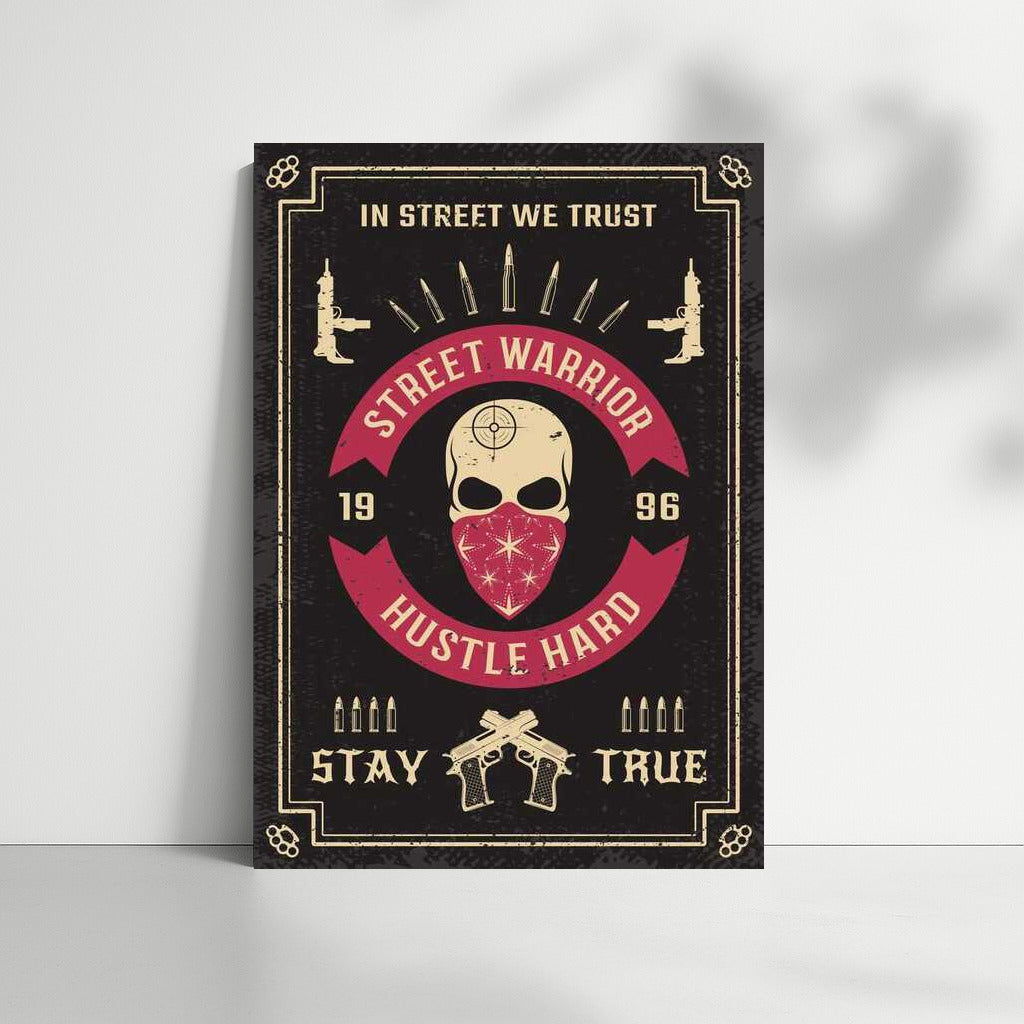 Street Warrior: Brutal Accent for Man Cave