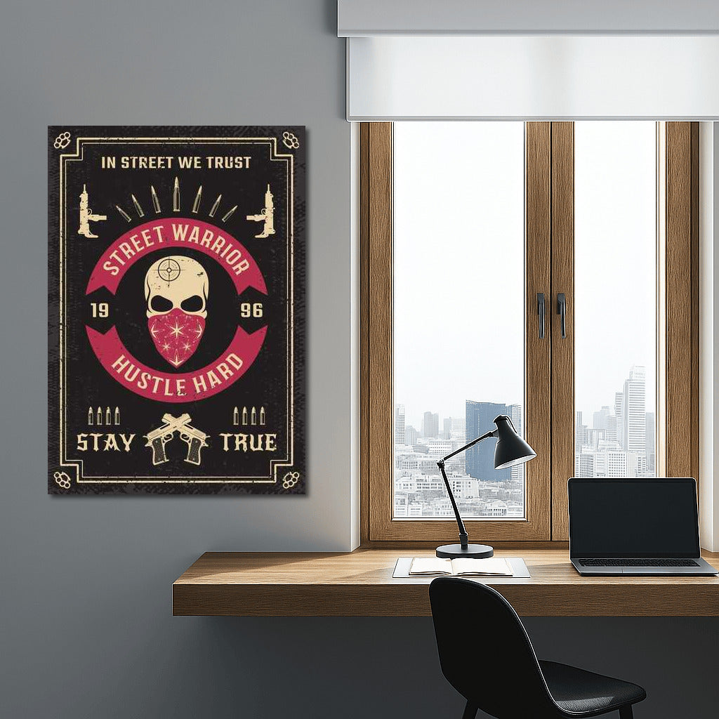 Street Warrior: Brutal Accent for Man Cave