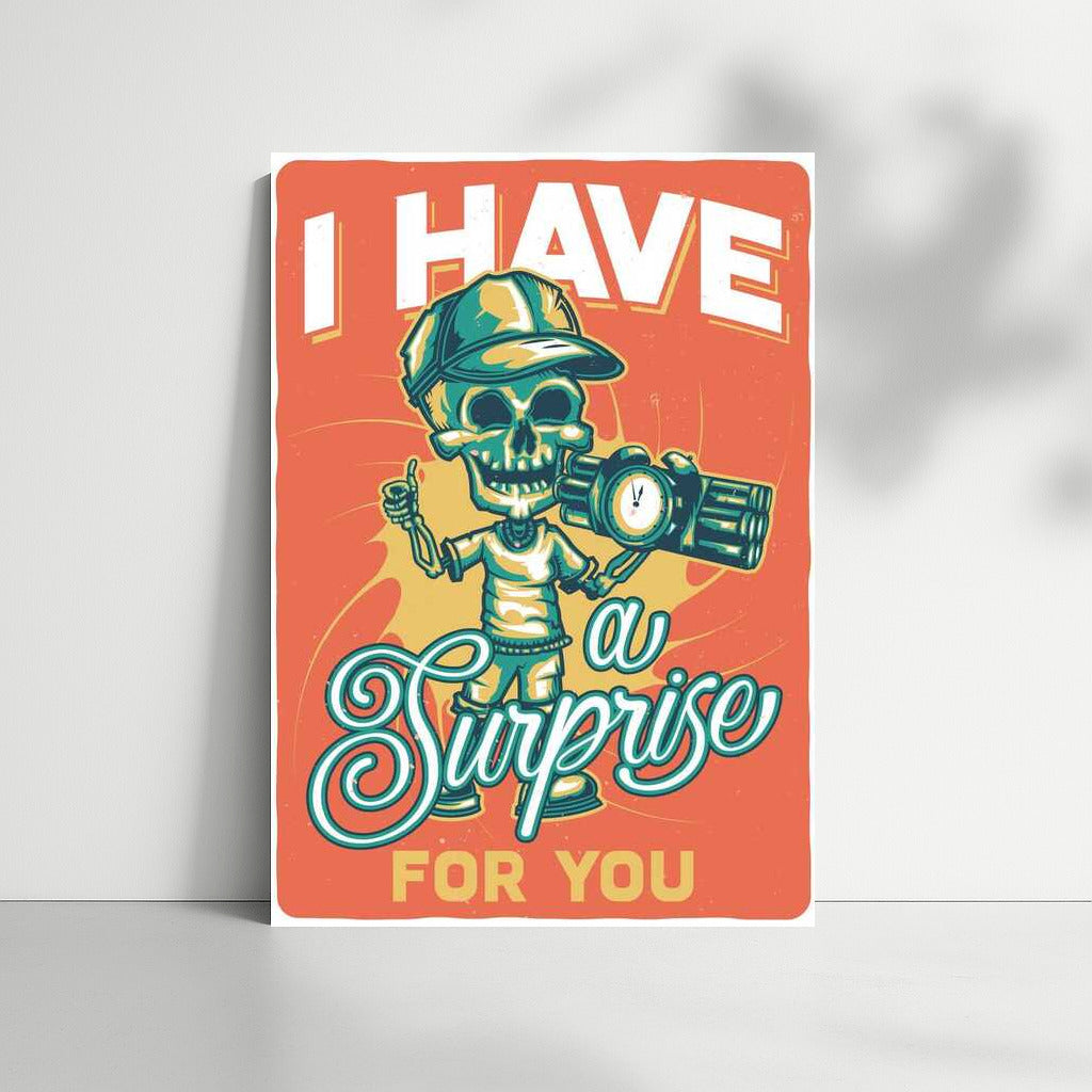Skeleton in a Cap: Hourly Surprise for Man Cave