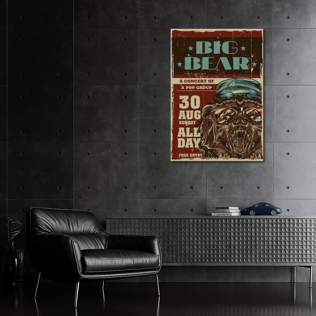 Brutal Bear: Retro Energy for Man Cave