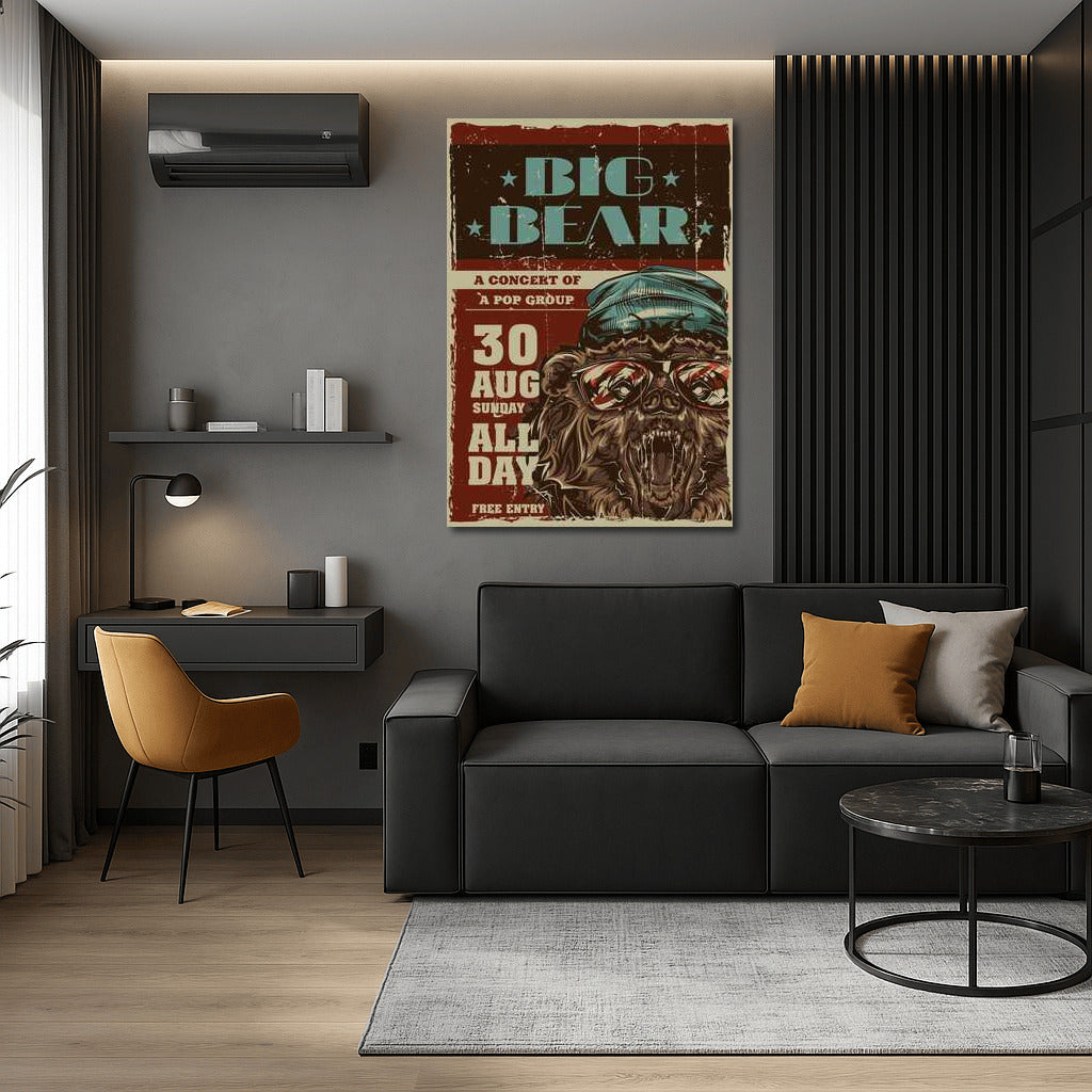 Brutal Bear: Retro Energy for Man Cave