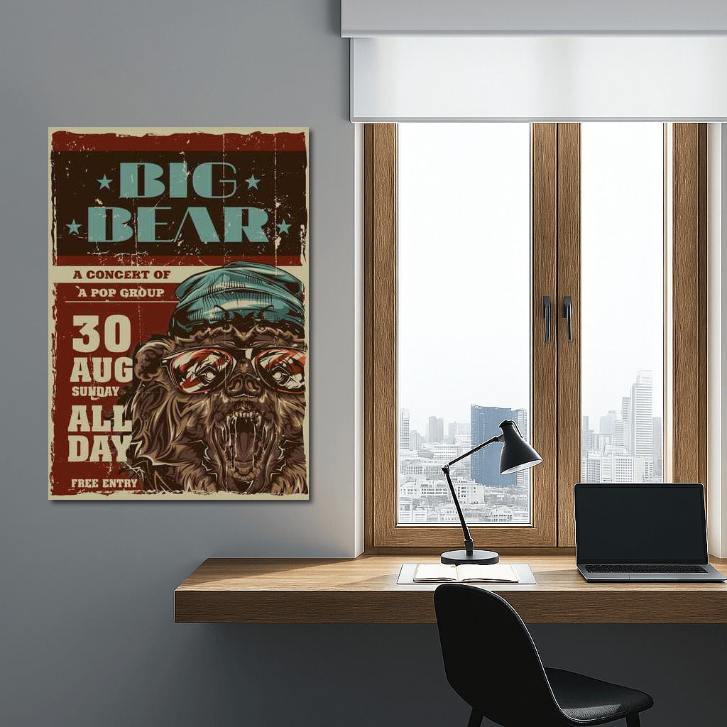 Brutal Bear: Retro Energy for Man Cave