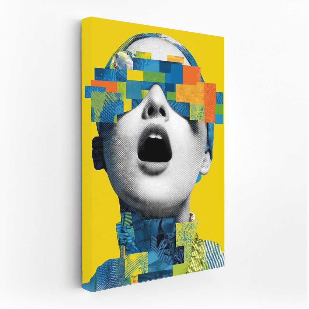 Explosion of Emotions: Vivid Maximalist Masterpiece
