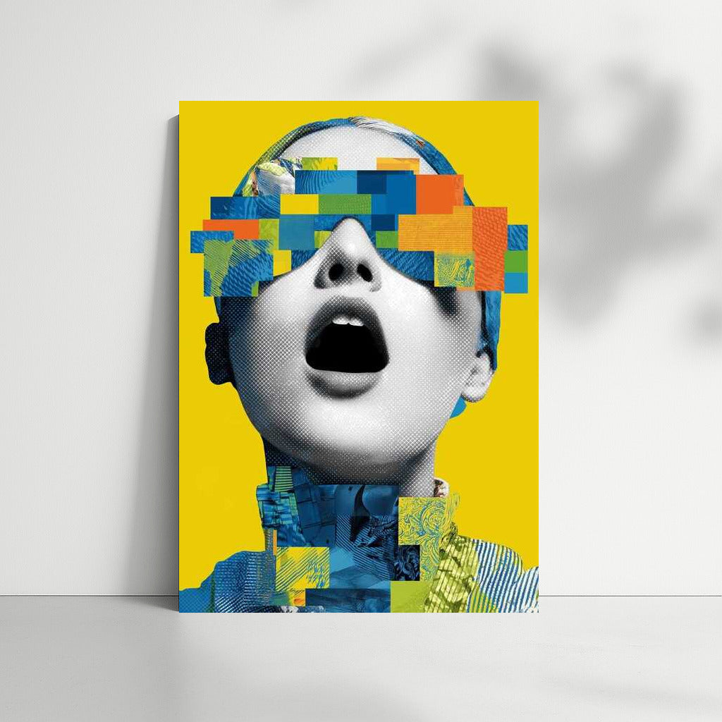 Explosion of Emotions: Vivid Maximalist Masterpiece