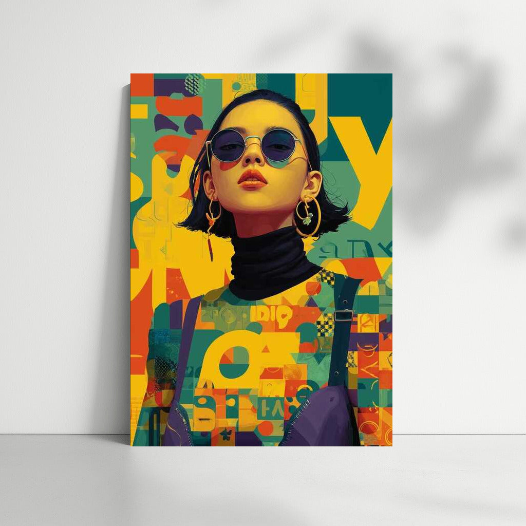 Vivid Vortex: Maximalist Explosion of Color and Style