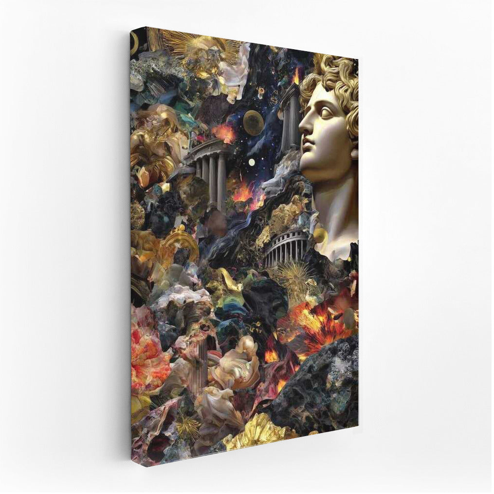 Vortex of Colors: Maximalist Wall Art