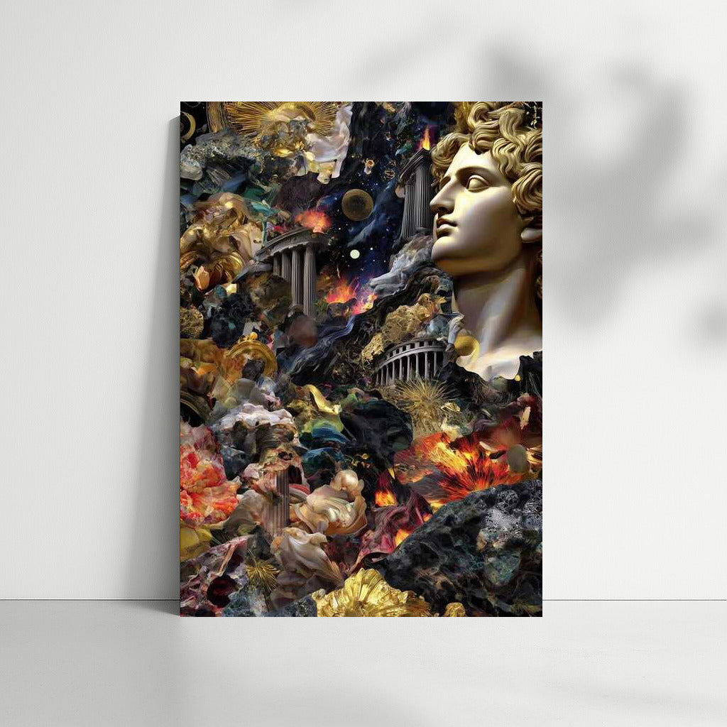 Vortex of Colors: Maximalist Wall Art