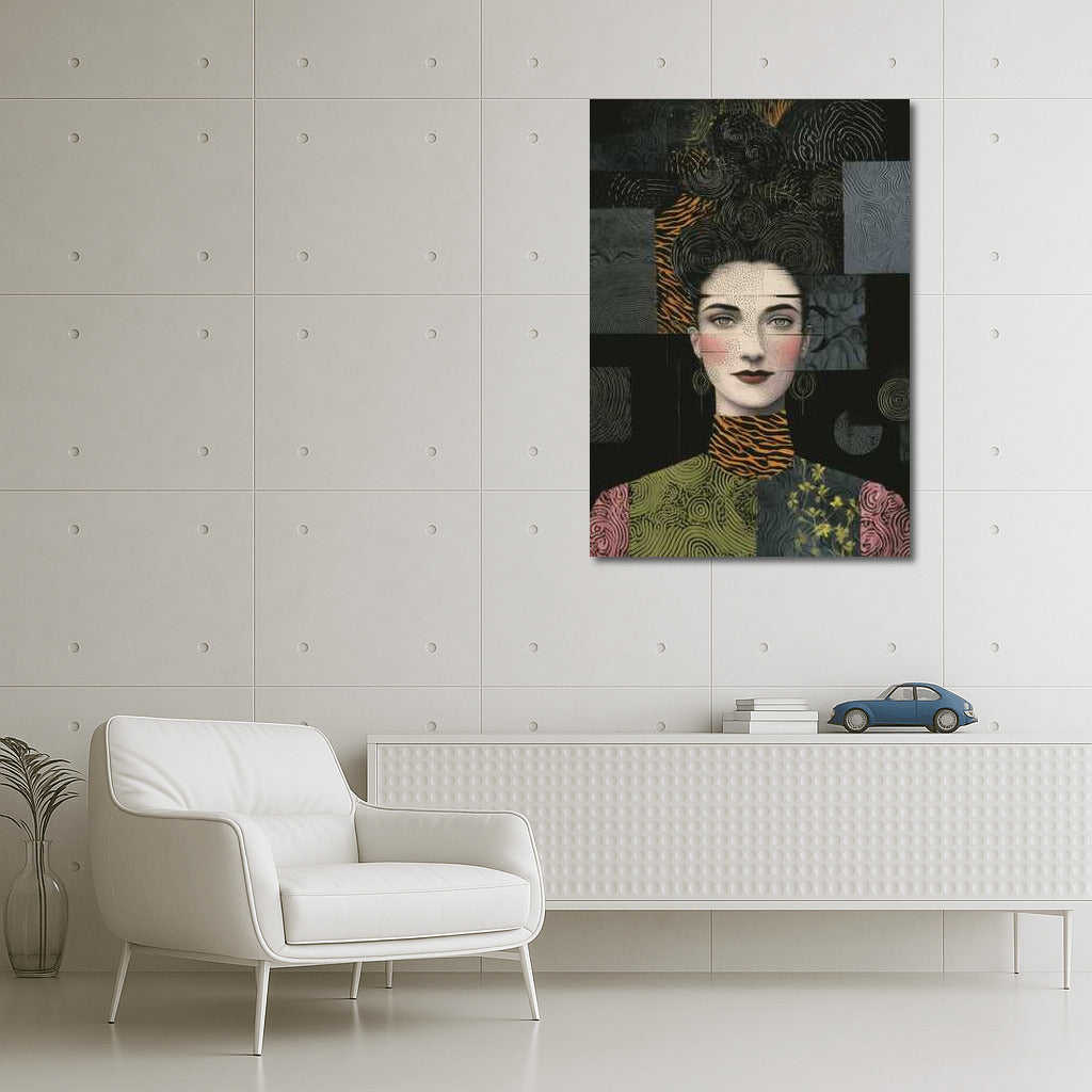 Symphony of Fantasies: Maximalist Portrait in Patterns and Colors