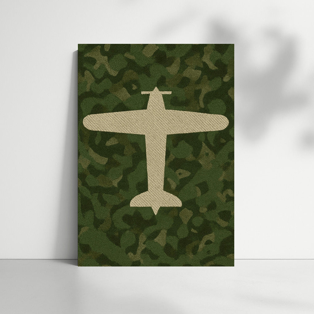 Airplane Silhouette: Honor and Memory of Military Veterans