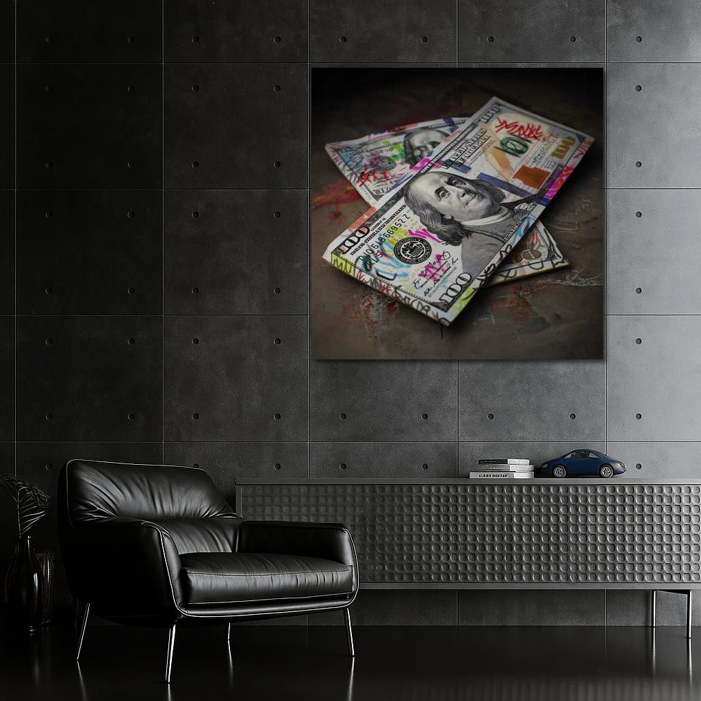 Money Explosion: Graffiti and Color in the Interior