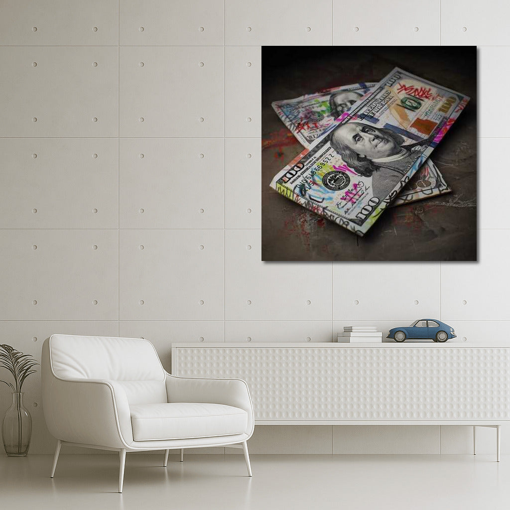 Money Explosion: Graffiti and Color in the Interior