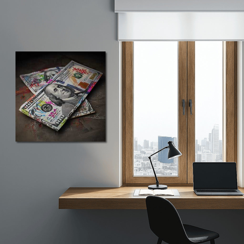 Money Explosion: Graffiti and Color in the Interior