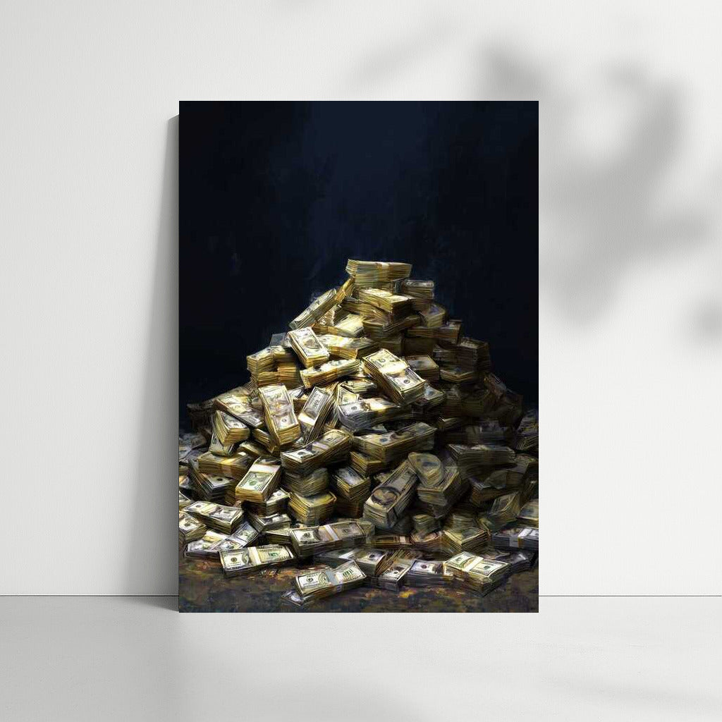Ocean of Wealth: Pile of Banknotes