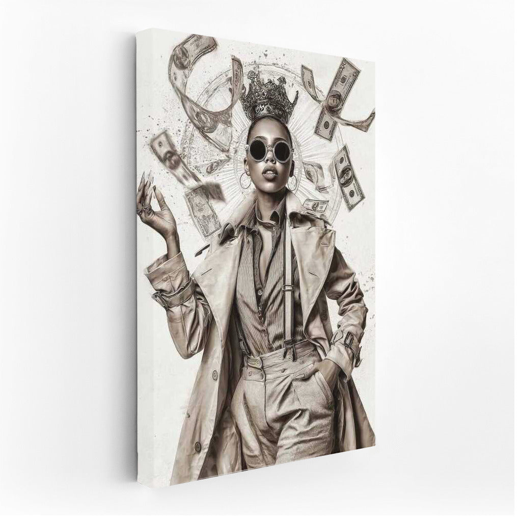 Queen of Style and Soaring Money: Financial Chic