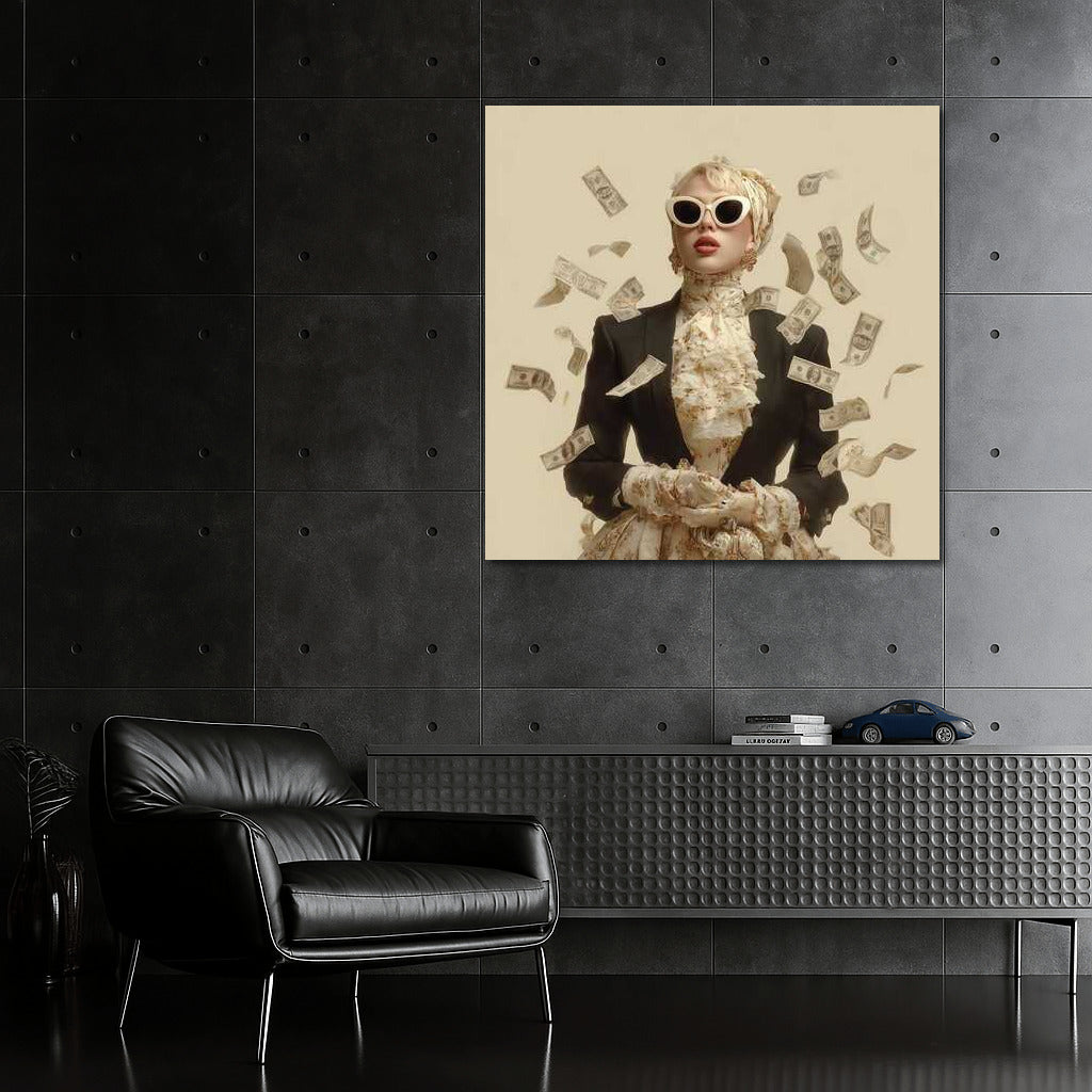 Secret in the Vortex of Banknotes: Elegance and Luxury