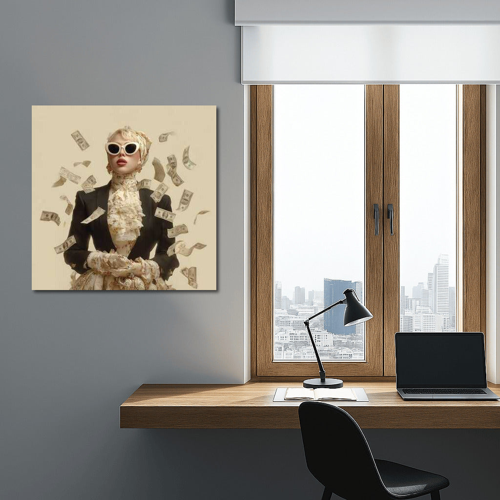 Secret in the Vortex of Banknotes: Elegance and Luxury